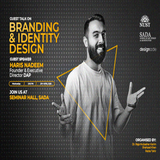 Guest Talk on 'Branding and Identity Design' by Mr. Haris Nadeem